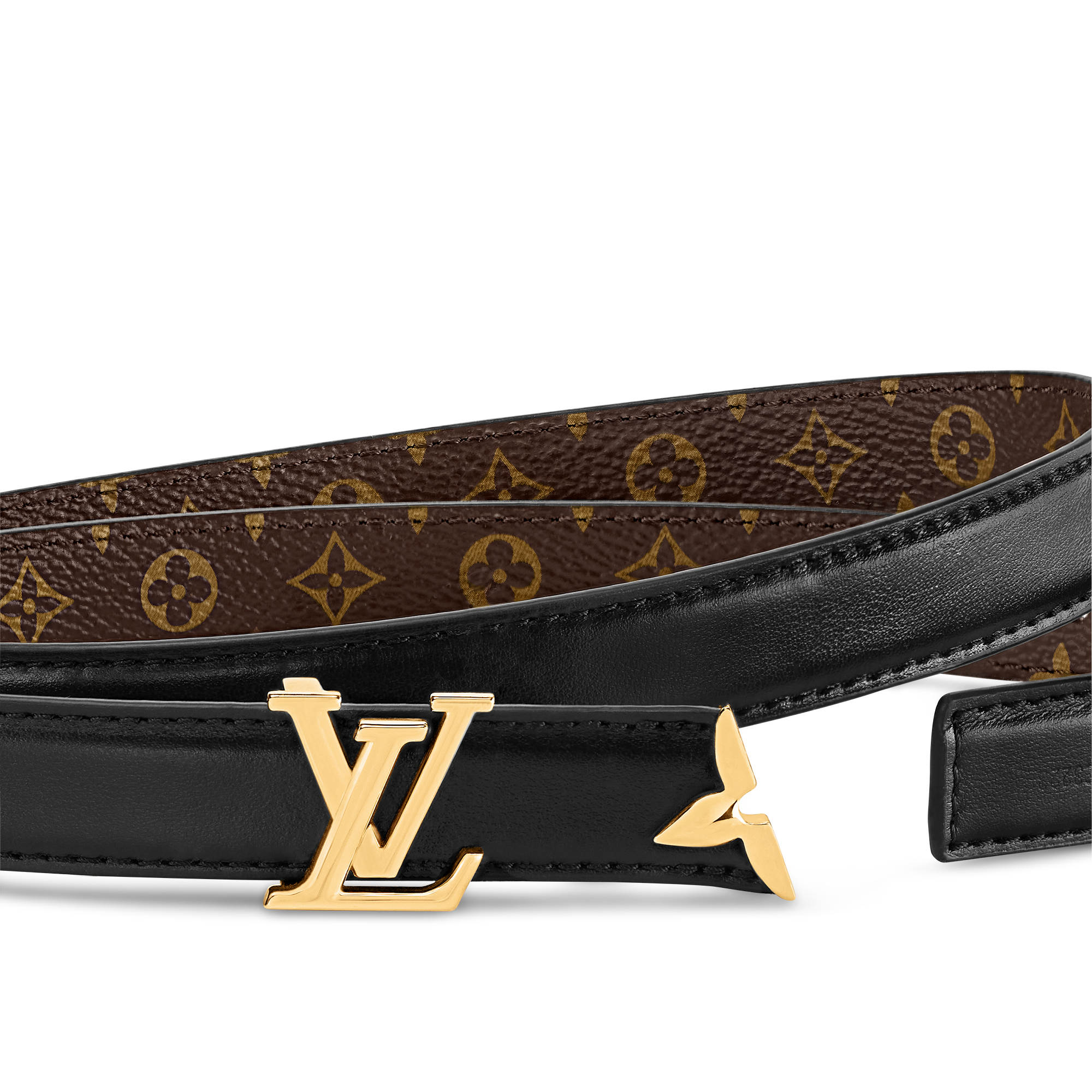 【miyu】Louis Vuitton ベルト ゴールド✕黒 louis-vuitton-pretty-lv-20mm-